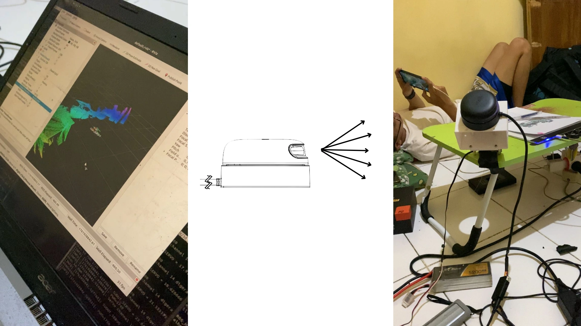 [EXPERIMENT] Pseudo 3D LiDAR Using a 2D RPLiDAR-A2M12